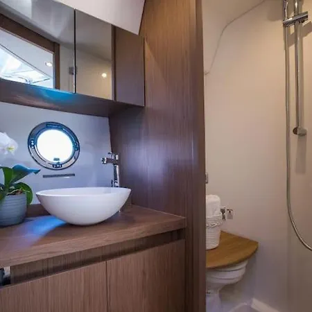 Cruise And On Board A Motor Yacht *